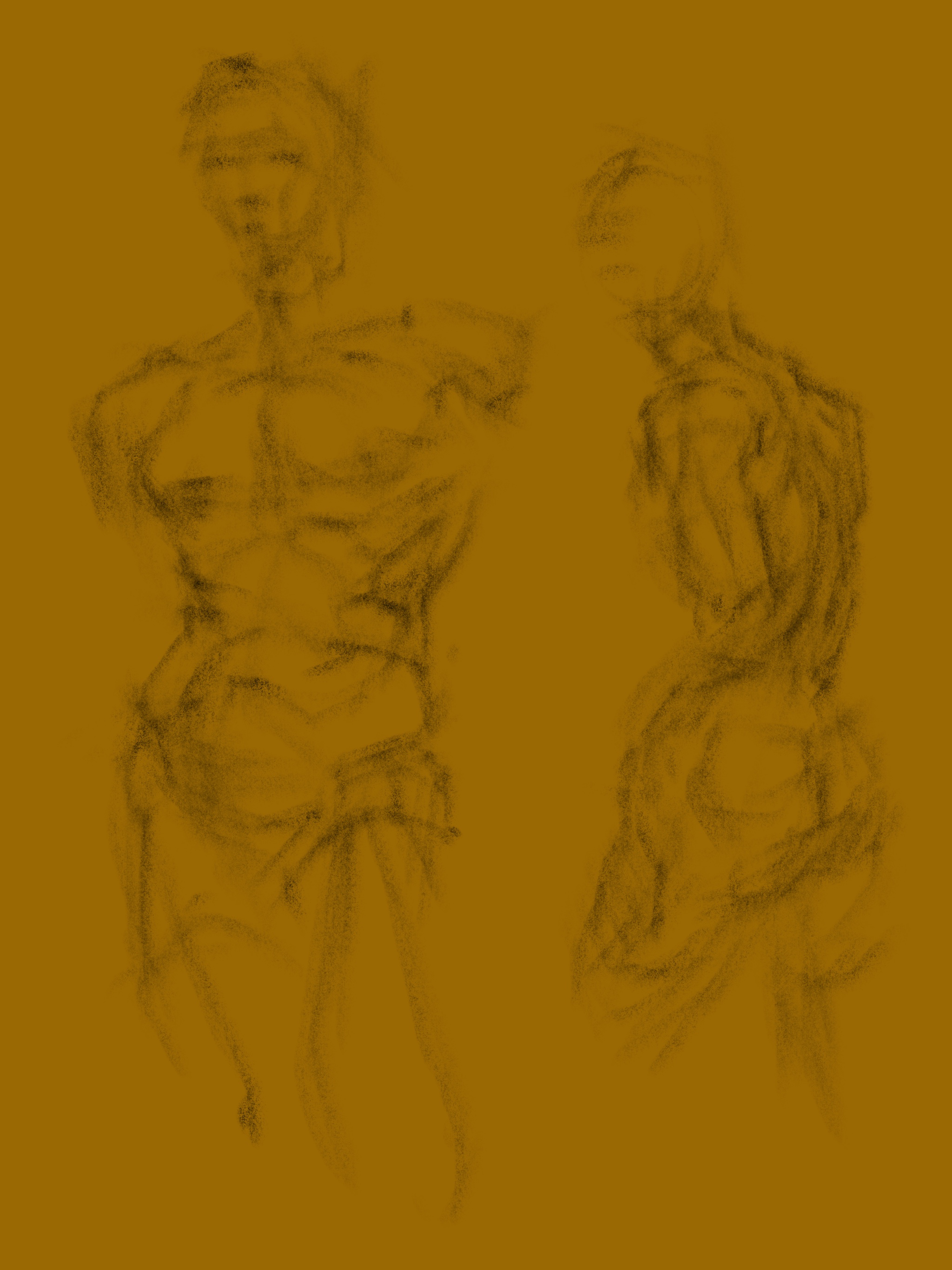 Simple Figure Drawing Quick Sketch for Kids